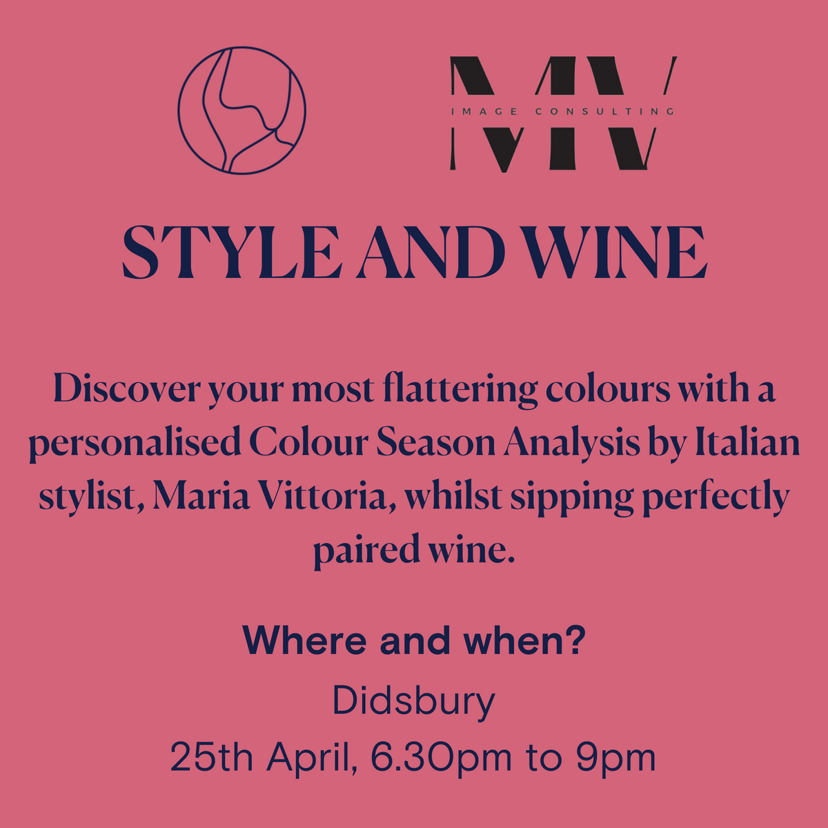 Style &amp; Wine at Didsbury 25th April