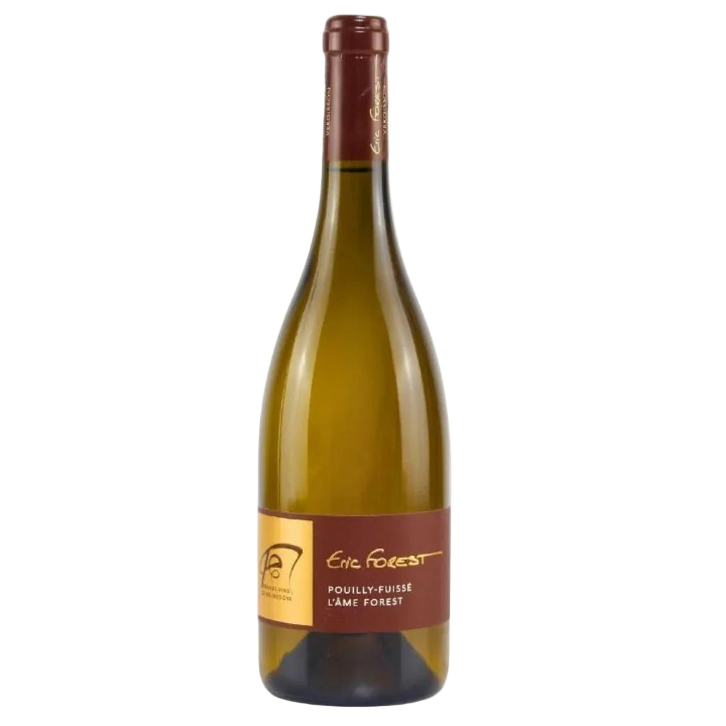 Eric Forest Wine bottle on a white background
