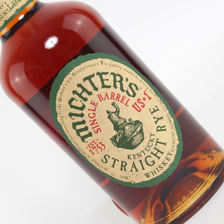 Reserve Wines | Michter&#39;s US Number 1 Straight Rye Close Up