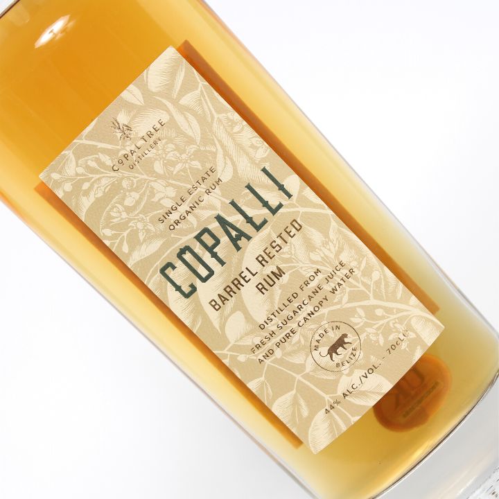 Copalli Barrel Rested Rum Close Up