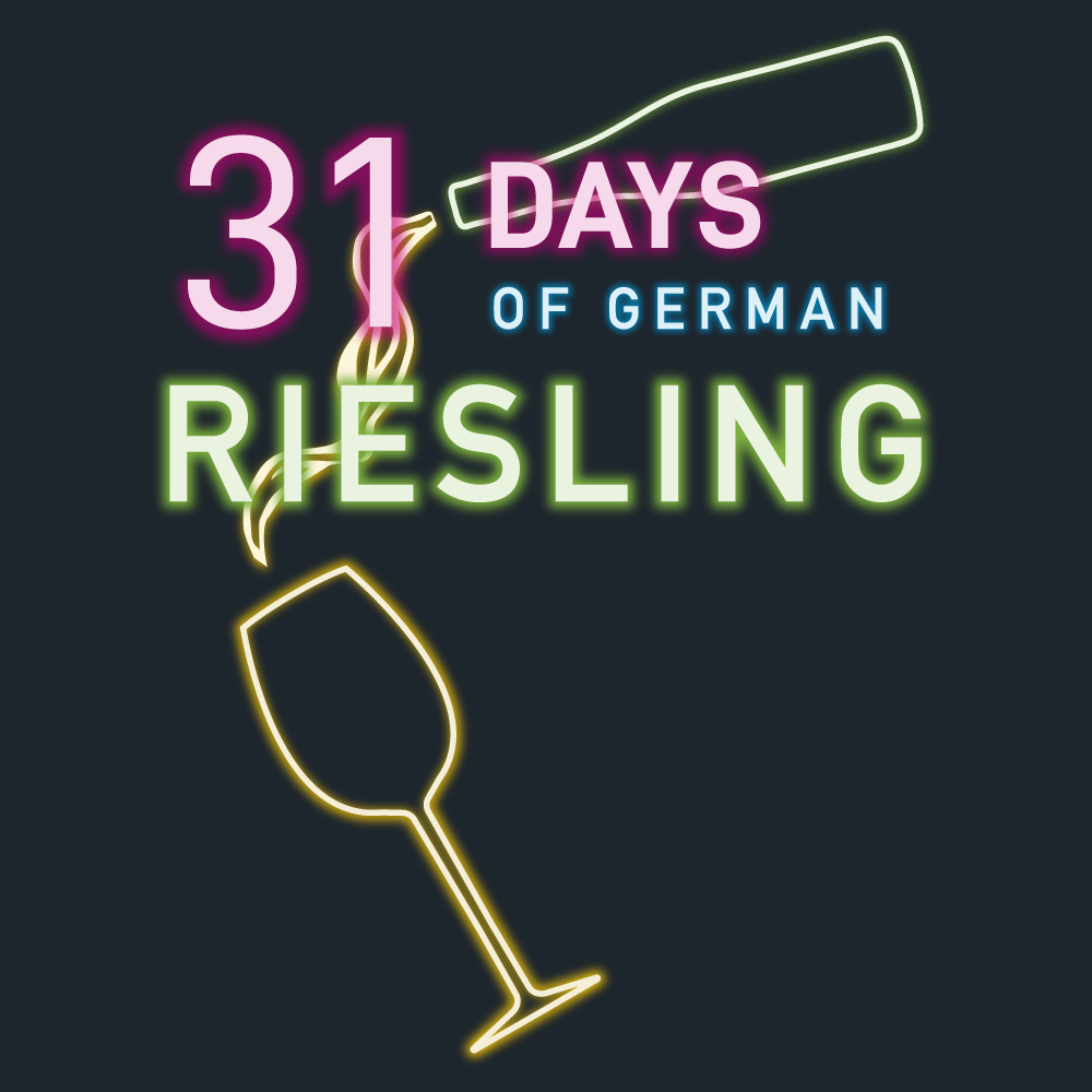 Celebrate 31 days of German Riesling. Campaign logo