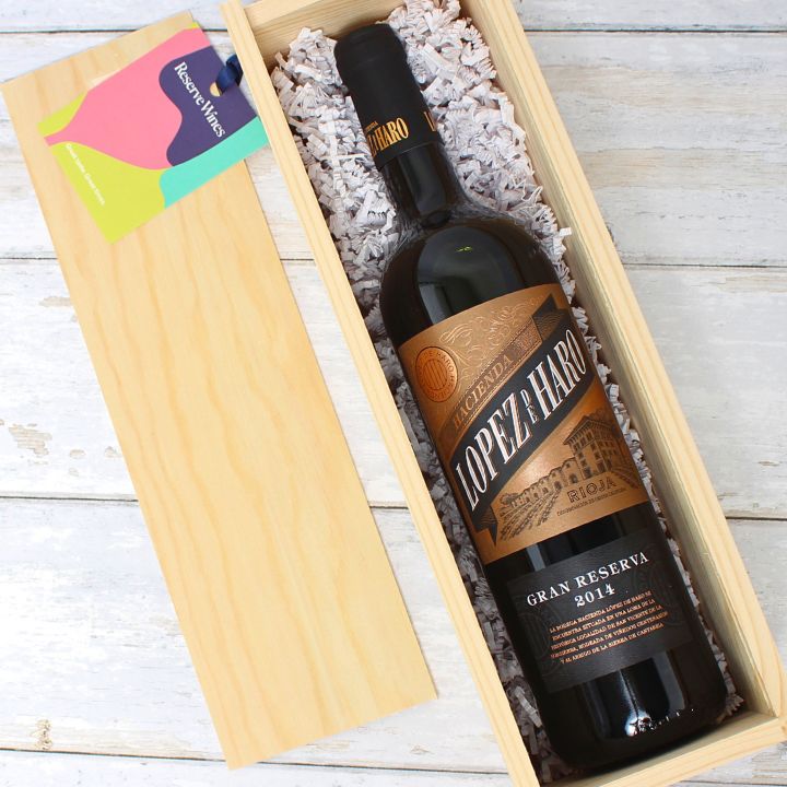 1 Bottle Gran Reserva Rioja Gift in Wooden Box