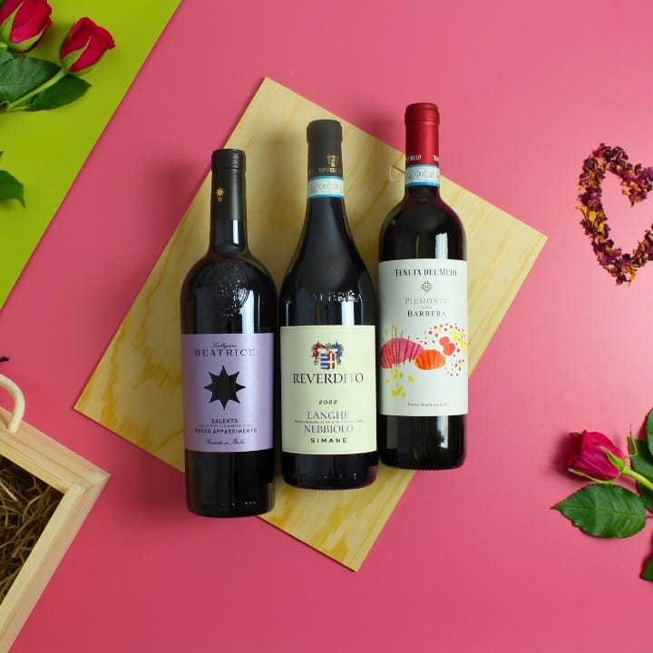 Italian Icons Trio Red Wine Gift