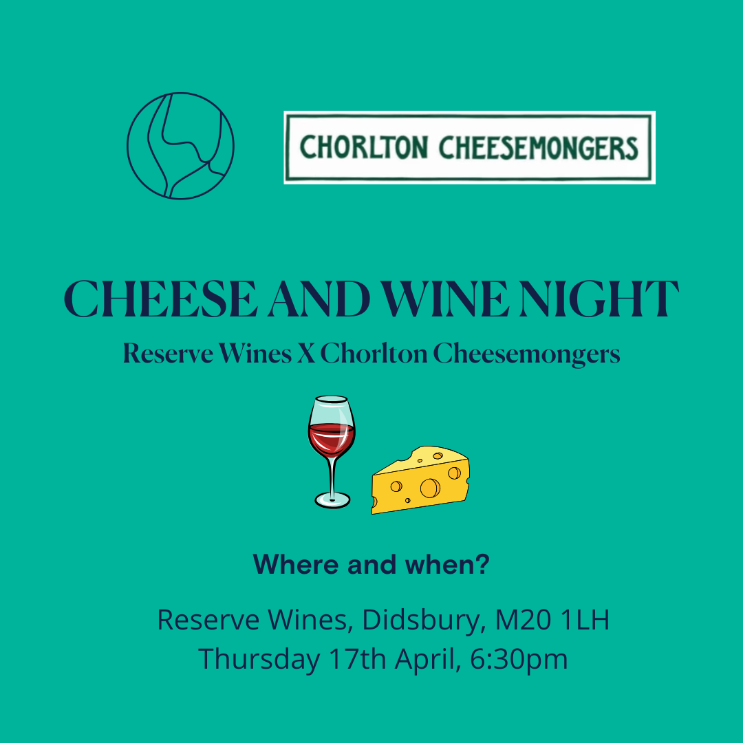 Cheese and Wine at Didsbury, 17th April