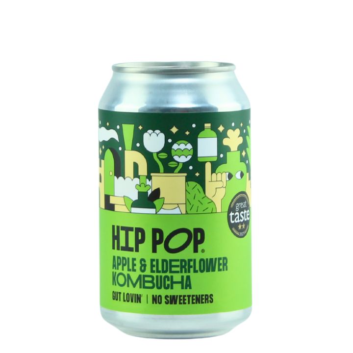 Hip Pop, Apple Elderflower 330ml