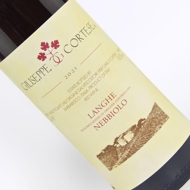 Giuseppe Cortese Langhe Nebbiolo Close Up