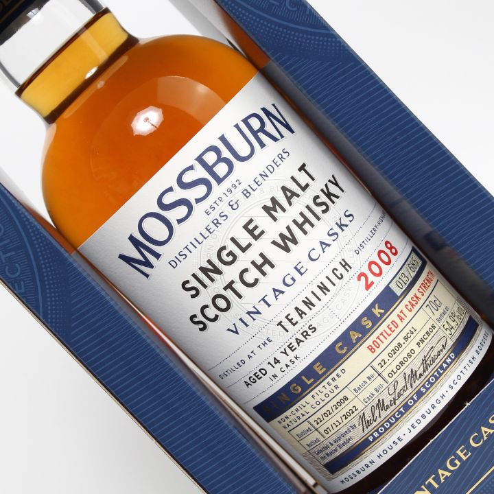 Mossburn Teaninich Single Cask 2008 Close Up