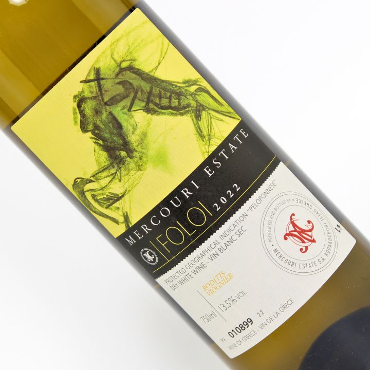 Mercouri Estate, Foloi Roditis Viognier Close Up