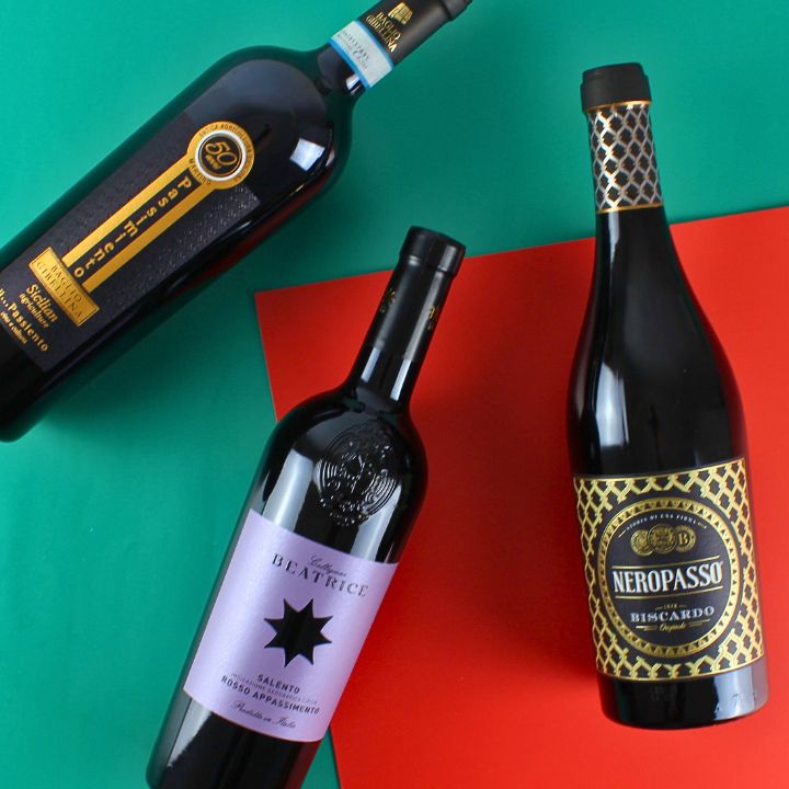 Italian Appassimento Red Wine Trio