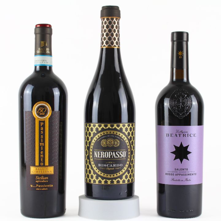 Italian Appassimento Red Wine Trio