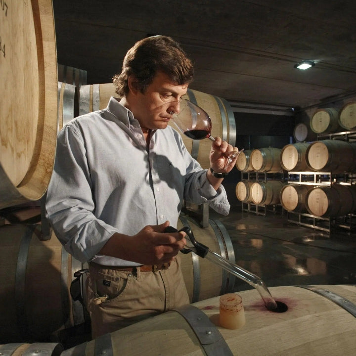 Atamisque Winemaker Barrelstore sampling