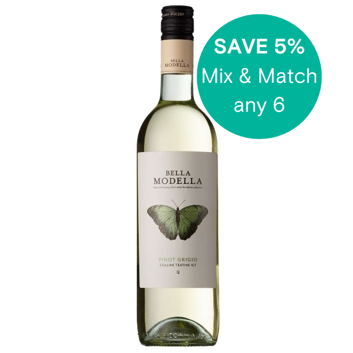Bella Modella Pinot Grigio White Wine 5% off 6 Mix and match Bestsellers