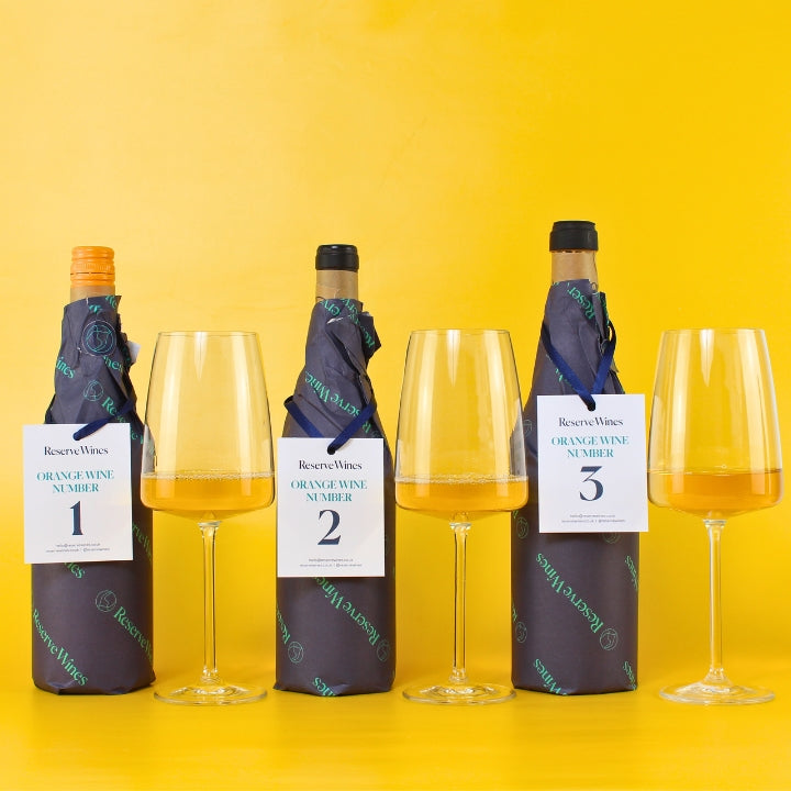 blind wine tasting kit - orange wine
