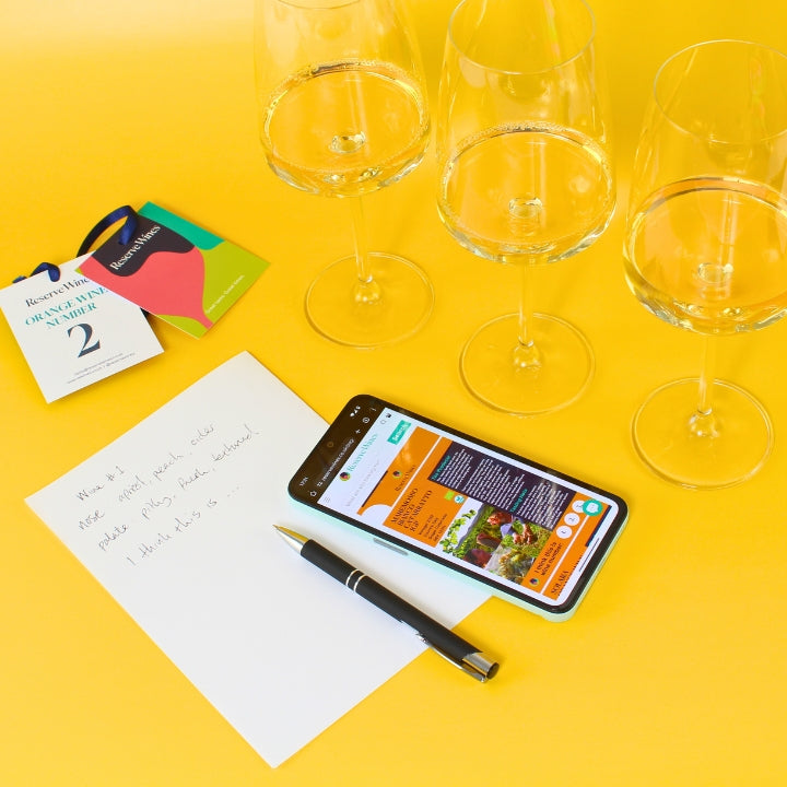 Blind Tasting at Home - Orange Wines