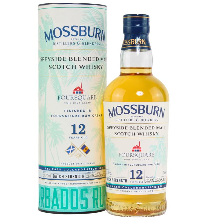 Mossburn Speyside 12YO Foursquare Rum Cask Finish (70cl, 57.7%)