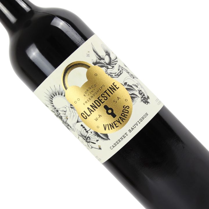 Clandestine Vineyards Cabernet Sauvignon wine. Red wine from Western Australia.
