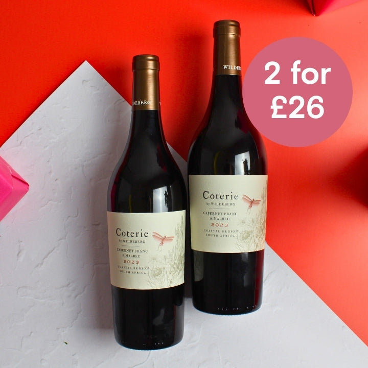 Coterie by Wildeberg, Cabernet Franc Malbec 2023 - 2 for £26 OFFER
