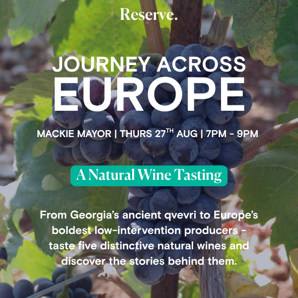 Journey across Europe - Natural wines at Mackie Mayor - 27th Aug 2026
