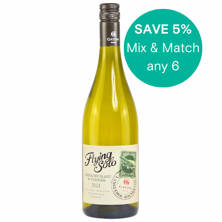 Domaine Gayda Flying Solo White Wine 5 % off 6 Bestsellers