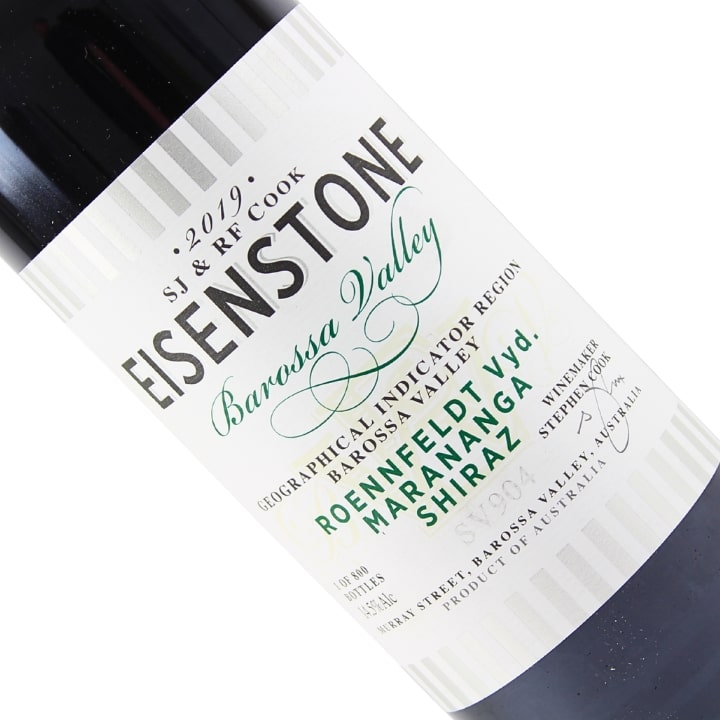 Eisenstone, Roennfeldt Vineyard, Marananga SV904 Shiraz  2019