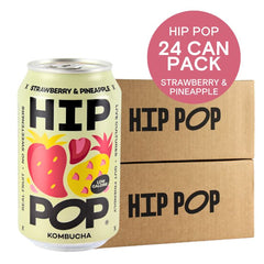 Hip Pop Kombucha, Mixed Flavour Case, Low Calorie, 100% Natural, Vegan, 24 X 33 - View #13