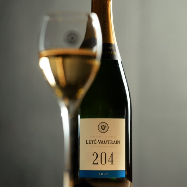 Champagne Lete Vautrain 204 and Glass