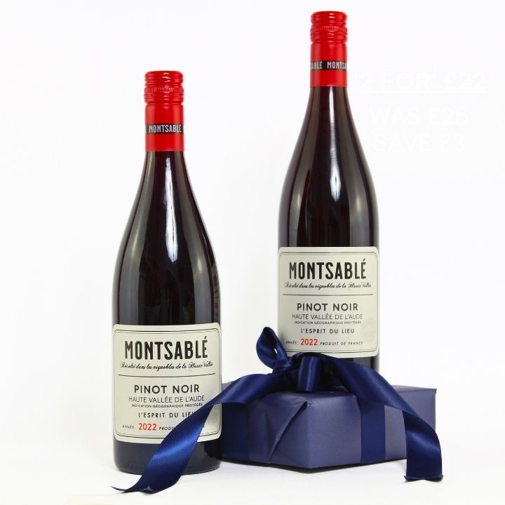 Terres Fideles, Montsable Pinot Noir 2022 2 for £22 OFFER
