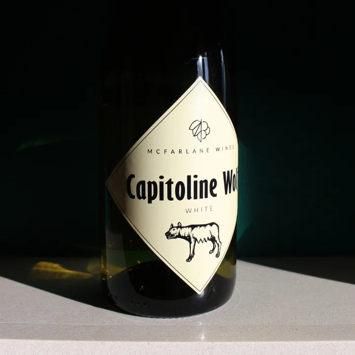 McFarlane, Capitoline Wolf White 2024 - light and shadow