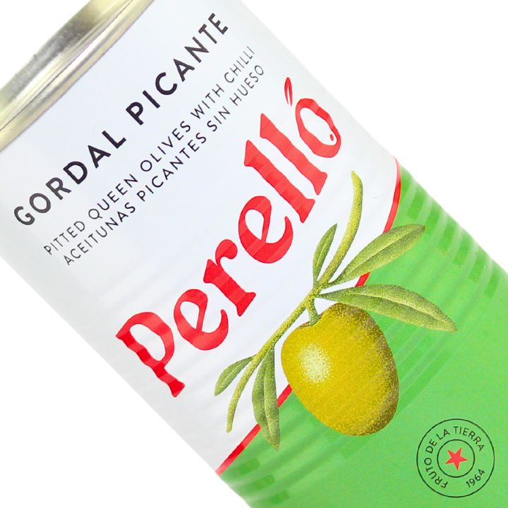 Perelló Pitted Gordal Picante Olives, Cataluña 150g