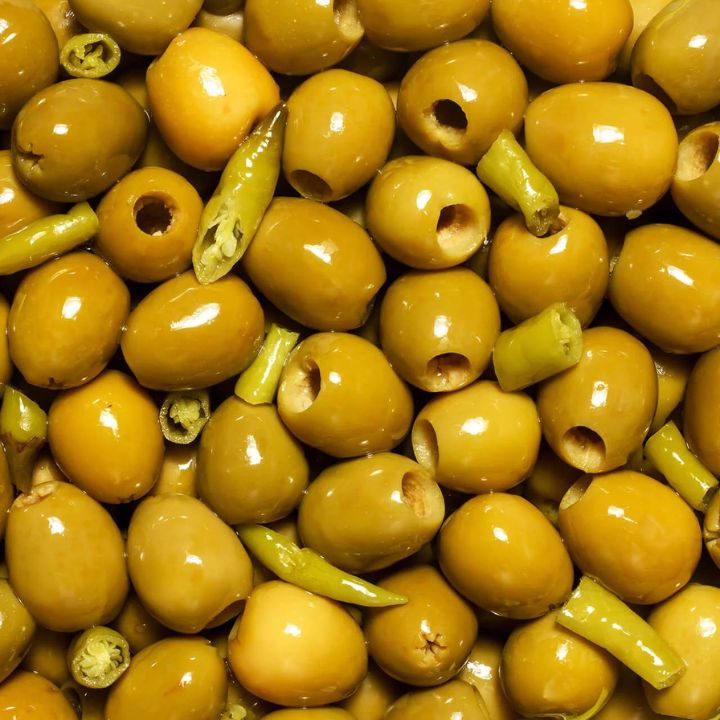 Perelló Pitted Gordal Picante Olives, Cataluña 150g