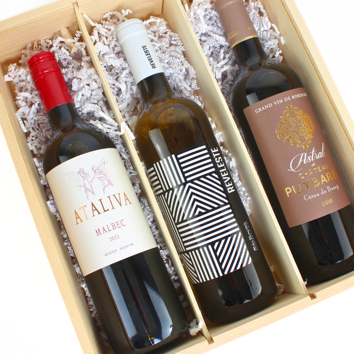 3 Bottle Premium Mixed Wine Gift Pack