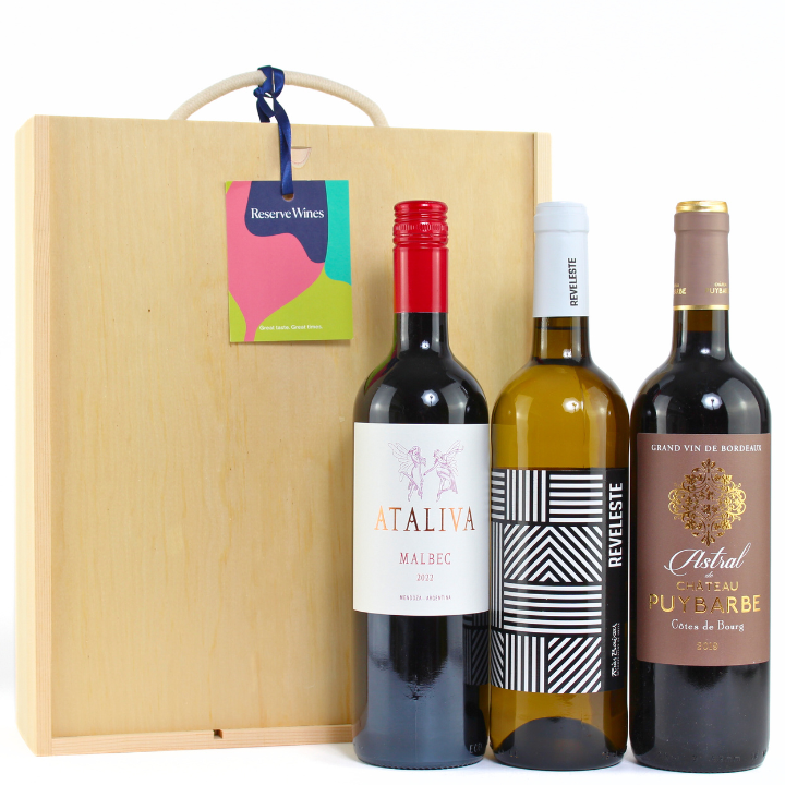 3 Bottle Premium Mixed Wine Gift Pack