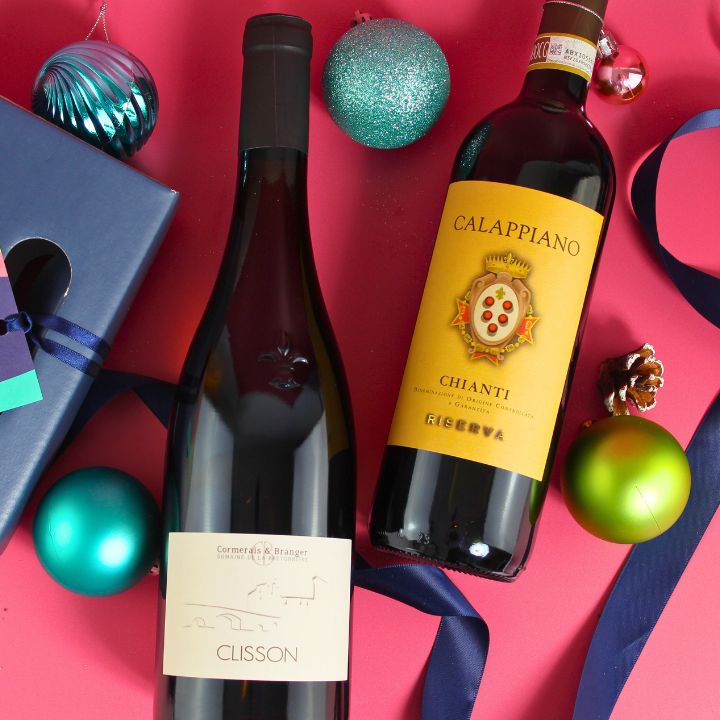 Premium Mixed Wine Christmas Gift Lifestyle Close Up