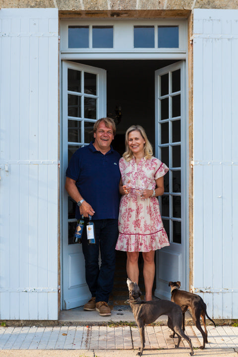 Chateau Puybarbe owners &amp; winemakers Riku and Anna