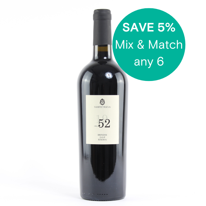 Cantine Sampietrana, Brindisi Riserva Red Wine Save 5% off 6 Mix and match bestsellers