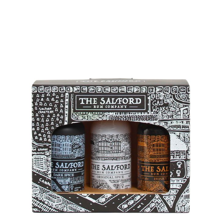 Salford Rum Miniature Gift Set (3 x 5cl)