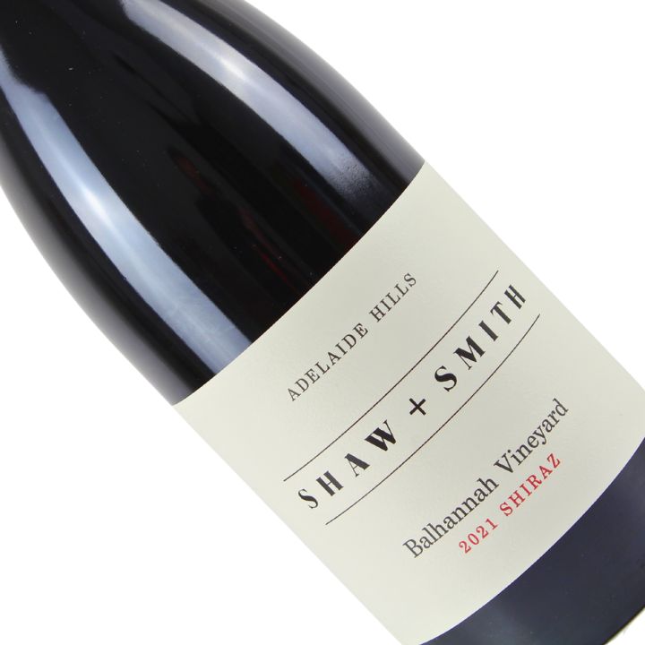 Shaw + Smith Balhannah Vineyard Adelaide Hills Shiraz 2021 Close up