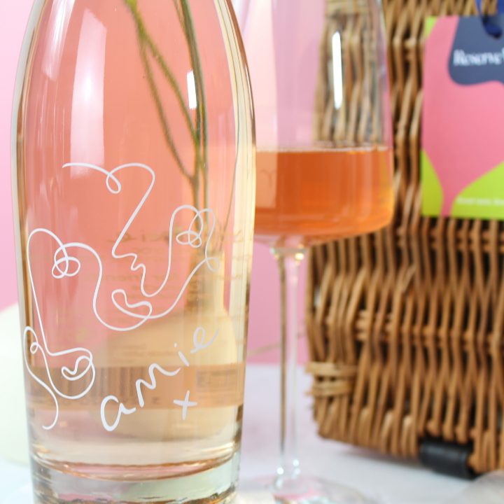 The Rosé Retreat Hamper – Rosé Wine &amp; Artisan Chocolate