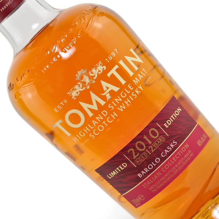 Tomatin The Italian Collection 12 Year Old - The Barolo Edition (70cl,46%) Close Up