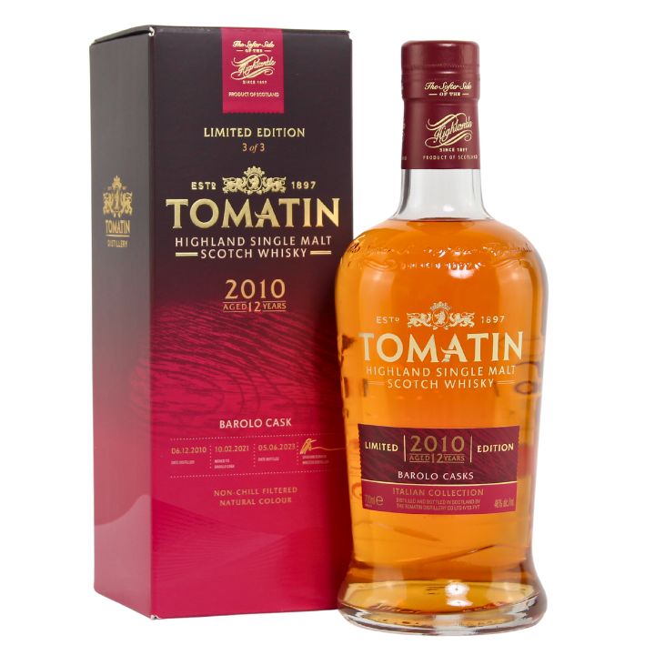 Tomatin The Italian Collection 12 Year Old - The Barolo Edition (70cl,46%)