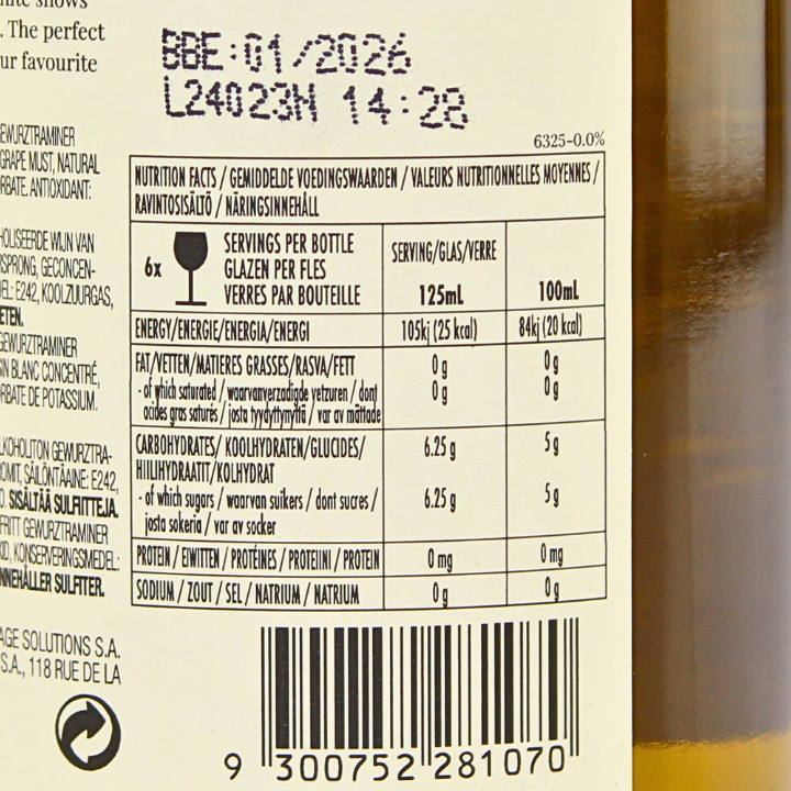 AlcoholFree Wine Mixed Bundle 0 6Pack Reserve Wines