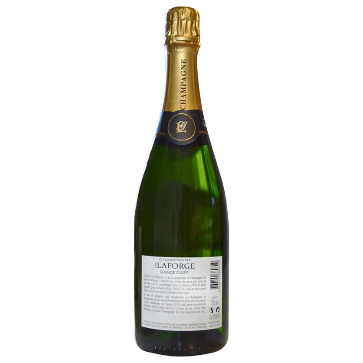 Guy Laforge, Back Label Champagne Brut NV