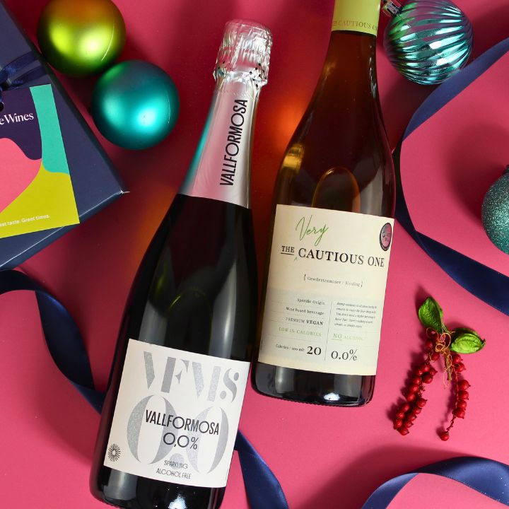 Alcohol-Free Wine Christmas Gift Lifestyle Close Up