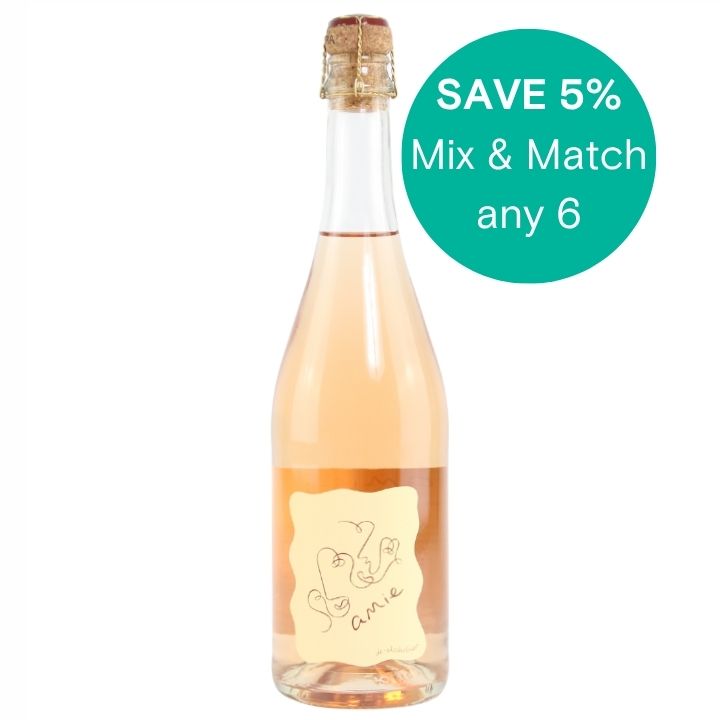 Amie de-alcoholised Sparkling Rose (75cl, <0.5%abv)