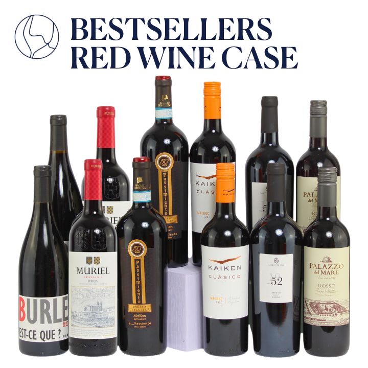 Bestsellers Red 12 Bottle Box (FREE Delivery on this case)