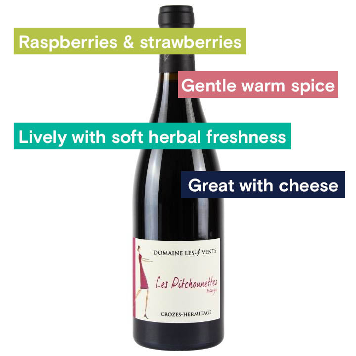 Dom. Les 4 Vents, Les Pitchounettes Crozes-Hermitage 2023