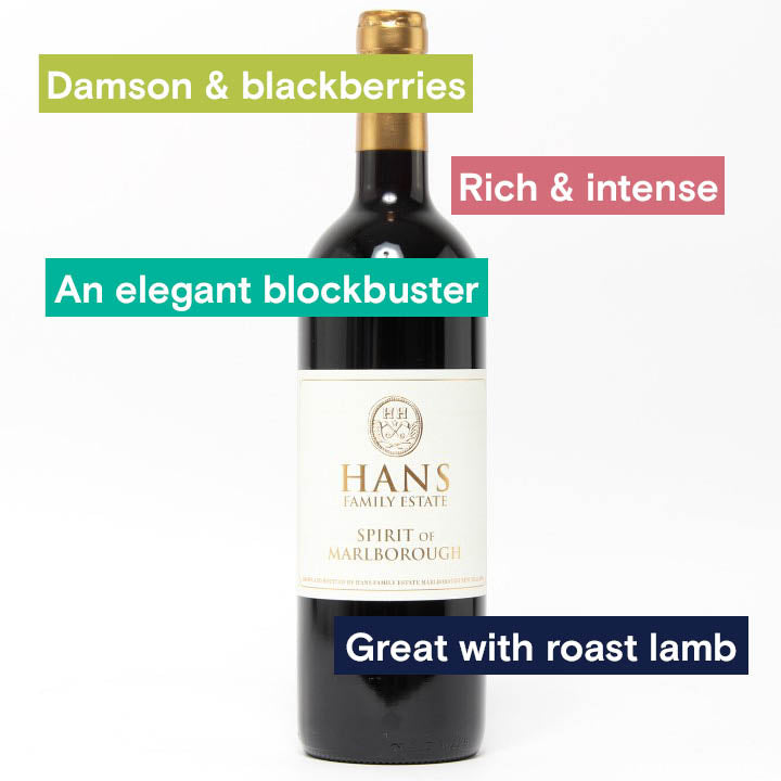 Hans Herzog, &quot;Spirit of Marlborough&quot; Merlot Cabernet 2017