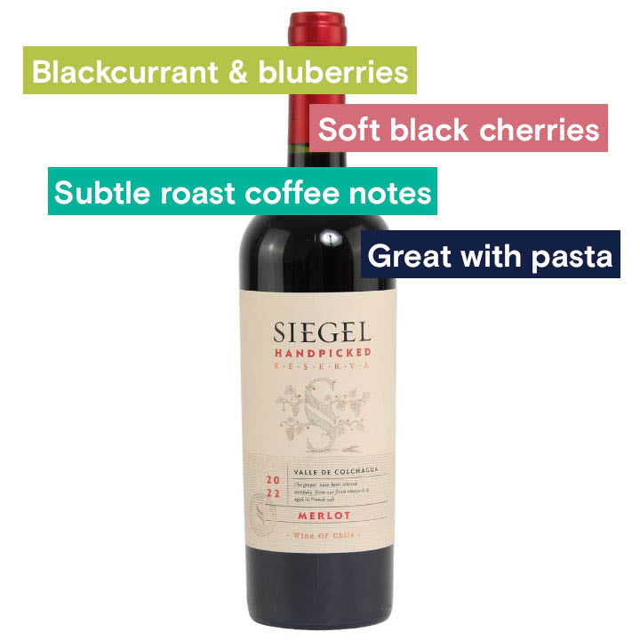 Siegel, Handpicked Reserva Merlot 2022
