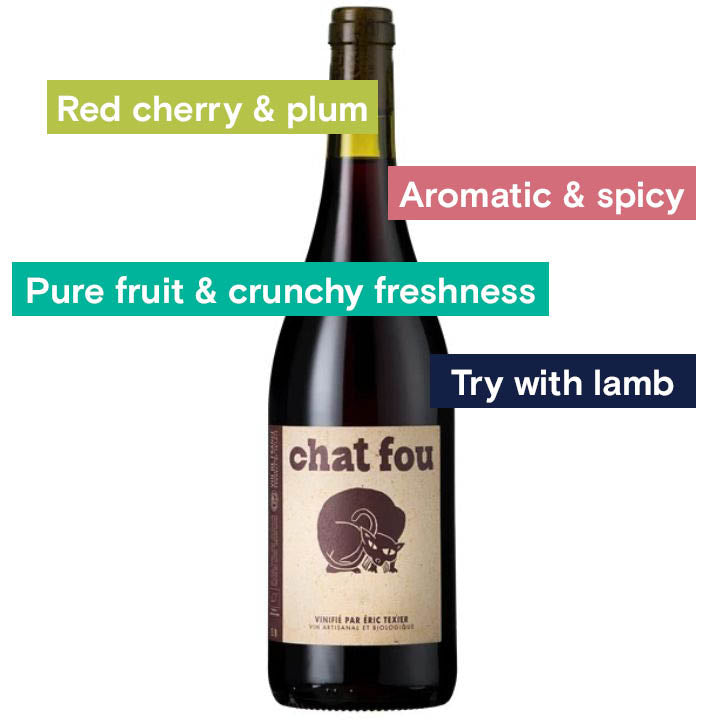 Eric Texier, Chat Fou VDF Bottle &amp; notes