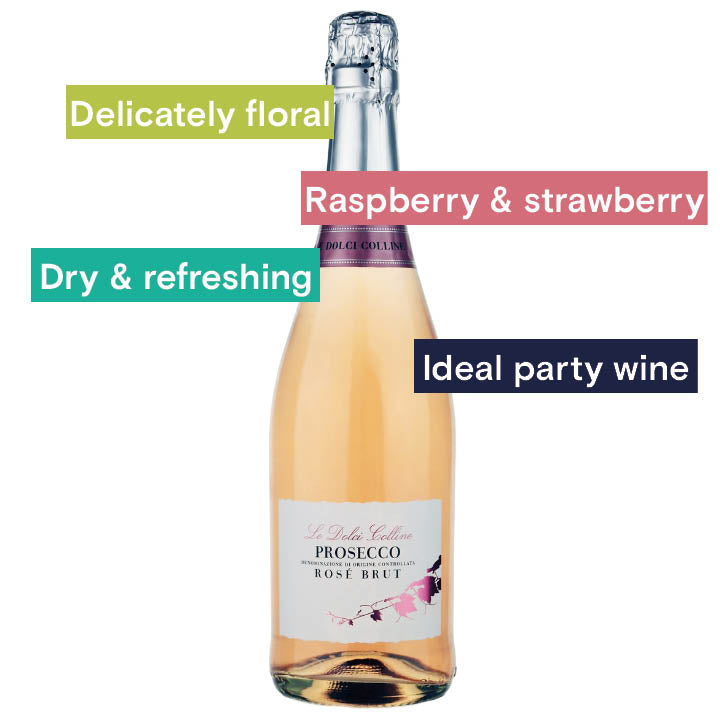 Le Dolci Colline, Prosecco Roseand tasting notes